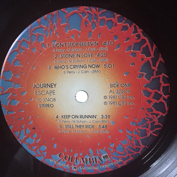 Journey : Escape (LP, Album, Jac)