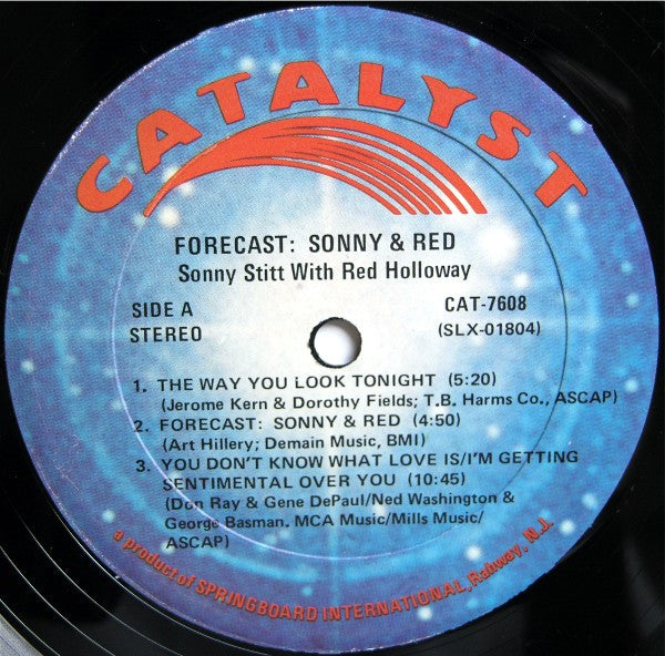 Sonny Stitt With Red Holloway : Forecast: Sonny & Red (LP, Album, Gat)