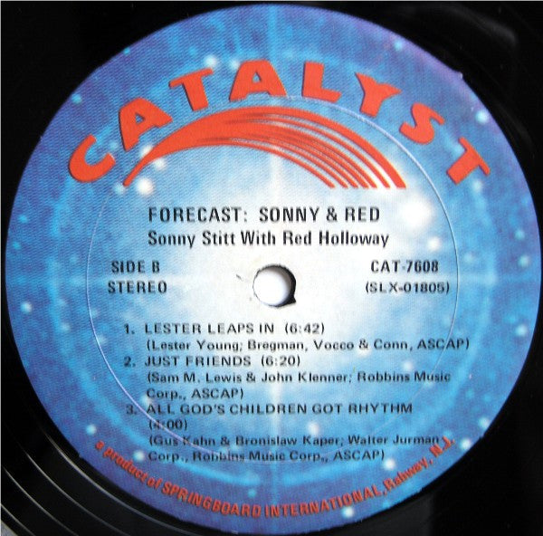 Sonny Stitt With Red Holloway : Forecast: Sonny & Red (LP, Album, Gat)