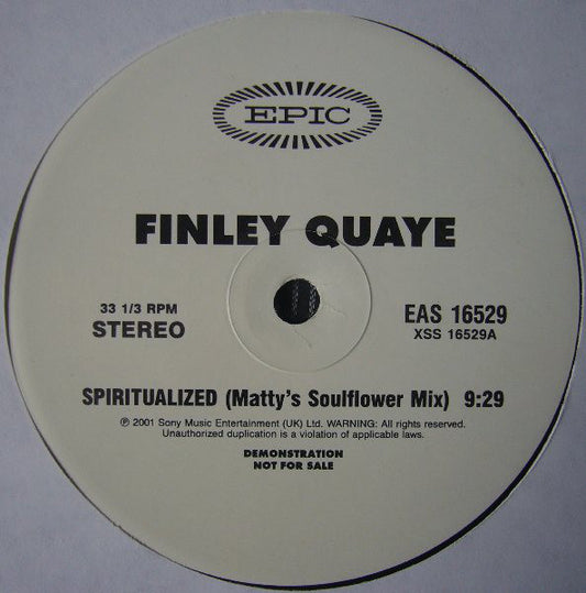 Finley Quaye : Spiritualized (12", Promo)