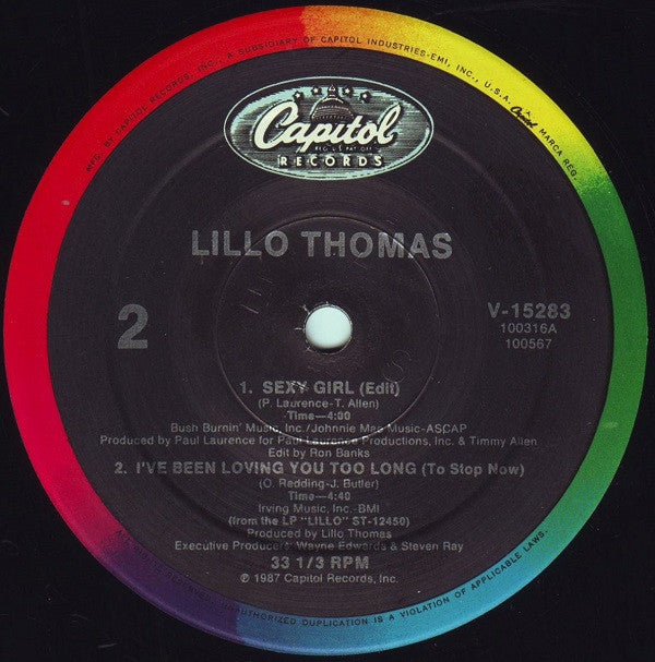 Lillo Thomas : Sexy Girl (12", Single, SRC)