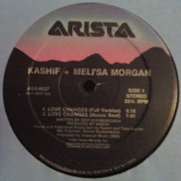 Kashif + Meli'sa Morgan : Love Changes (12", Single)