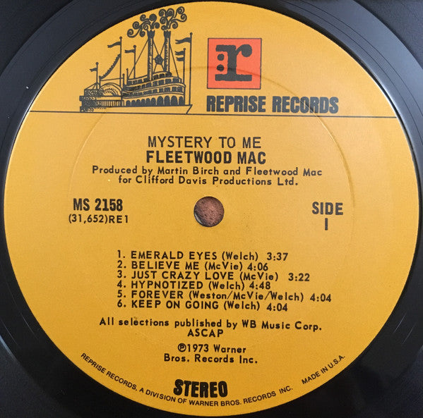Fleetwood Mac : Mystery To Me (LP, Album, Ter)