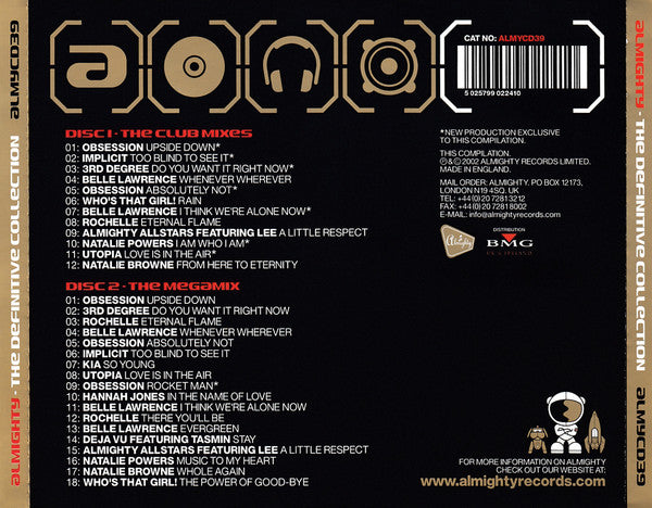 Various : Almighty - The Definitive Collection (CD, Comp + CD, Comp, Mixed)
