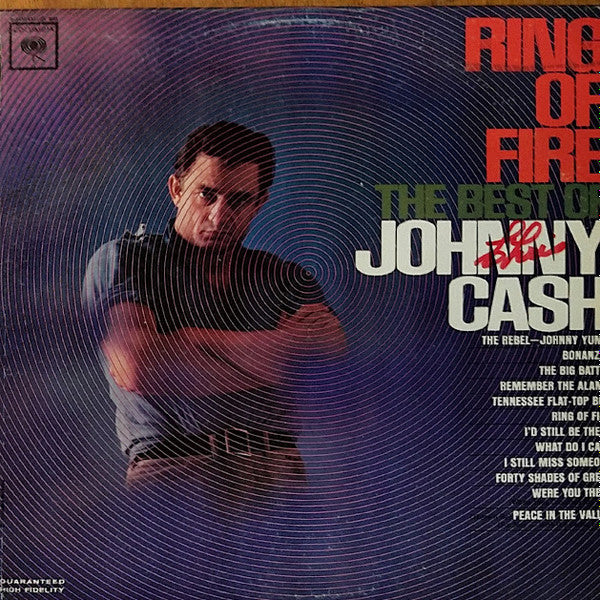 Johnny Cash : Ring Of Fire (The Best Of Johnny Cash) (LP, Comp, Mono)