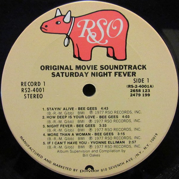 Various : Saturday Night Fever (The Original Movie Sound Track) (2xLP, Album, Comp, Ter)