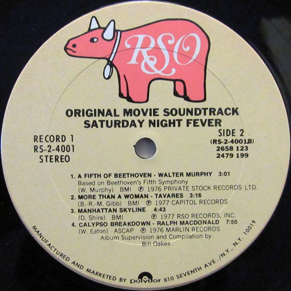 Various : Saturday Night Fever (The Original Movie Sound Track) (2xLP, Album, Comp, Ter)