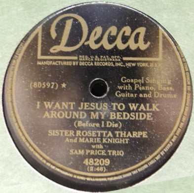 Sister Rosetta Tharpe And Marie Knight With Sam Price Trio : Royal Telephone / I Want Jesus To Walk Around My Bedside (Shellac, 10")