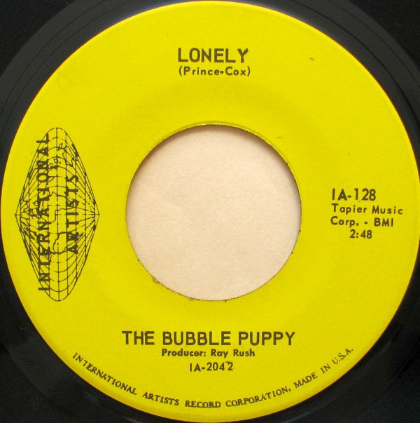 The Bubble Puppy* : Hot Smoke & Sasafrass (7", Single, Sou)