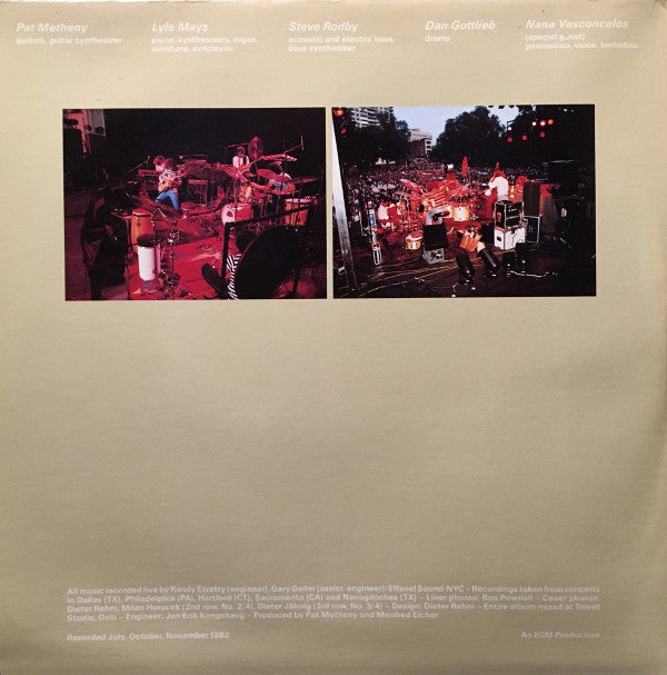 Pat Metheny Group : Travels (2xLP, Album, Wak)