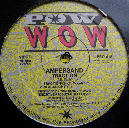 Ampersand : Traction (12", Promo)