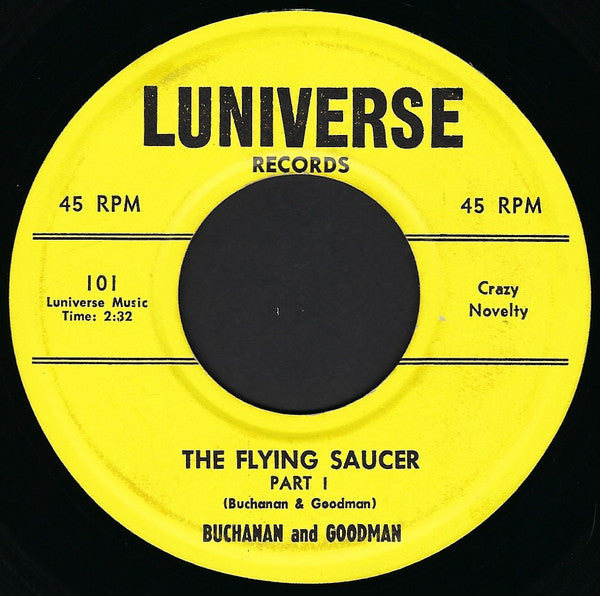Buchanan And Goodman* : The Flying Saucer (7", Single)