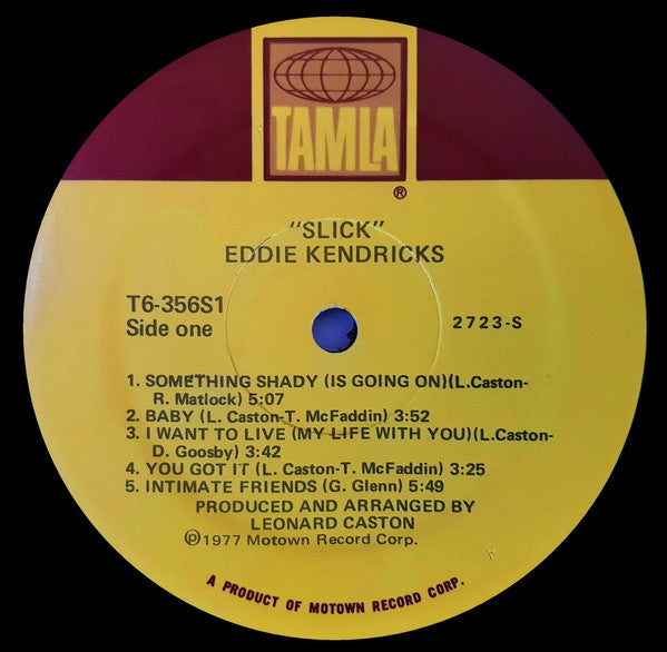 Eddie Kendricks : Slick (LP, Album, Mon)