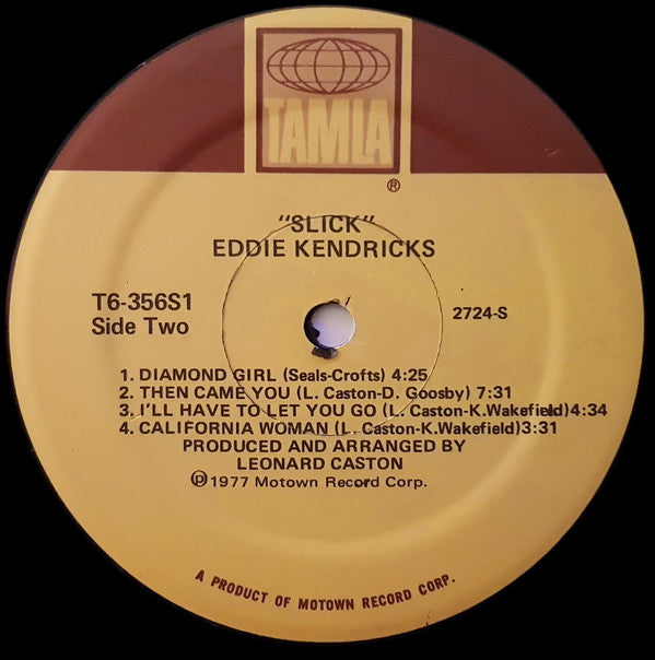 Eddie Kendricks : Slick (LP, Album, Mon)