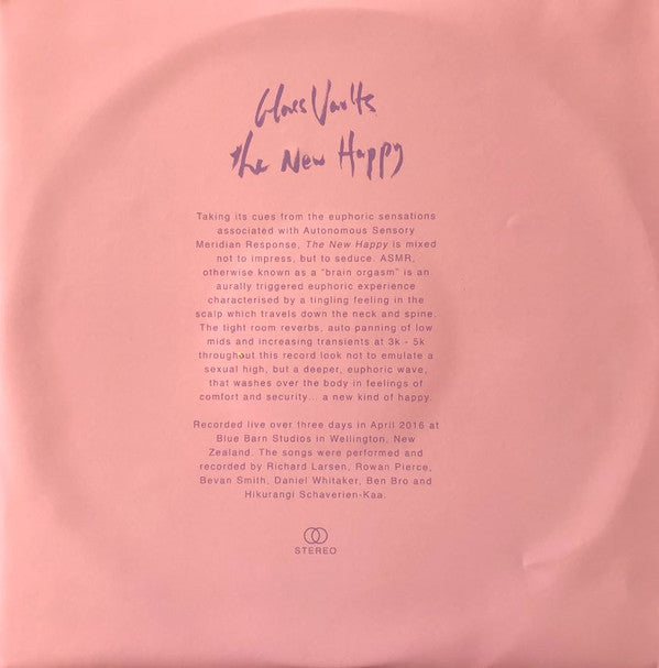 Glass Vaults : The New Happy (LP, Album, Ltd)