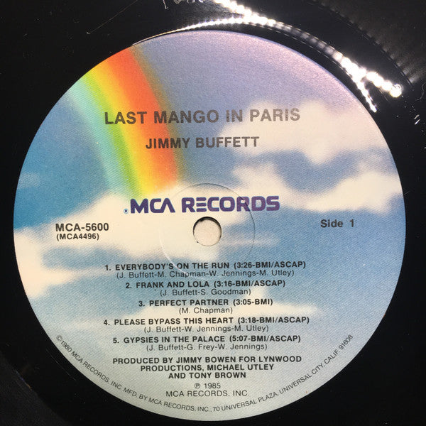 Jimmy Buffett : Last Mango In Paris (LP, Album)