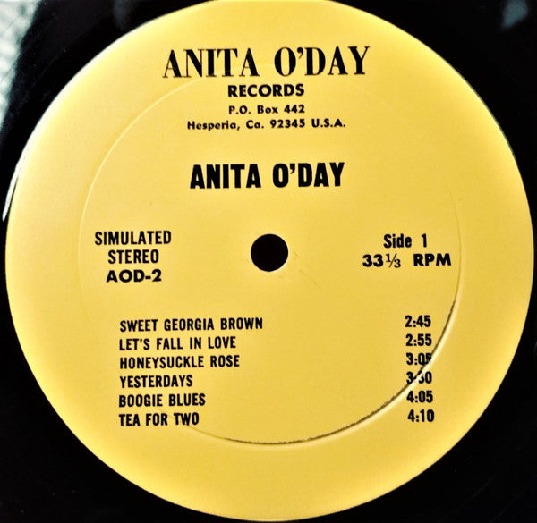 Anita O'Day : Once Upon A Summertime (LP, Album, Sim)