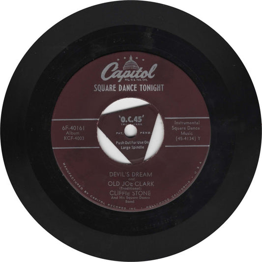 Cliffie Stone And His Square Dance Band : Square Dance Tonight (3x7", Album + Box)