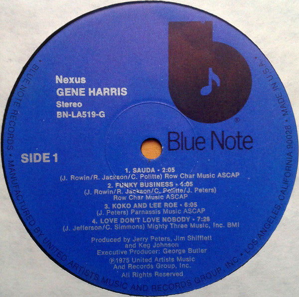 Gene Harris : Nexus (LP, Album)