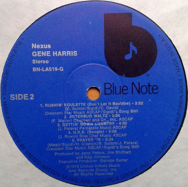 Gene Harris : Nexus (LP, Album)