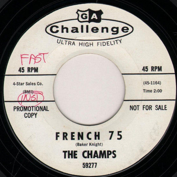 The Champs : Bright Lights, Big City (7", Single, Promo)