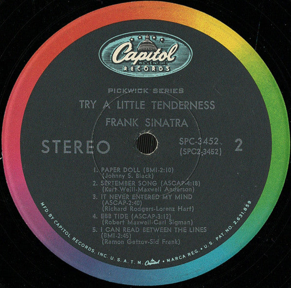 Frank Sinatra : Try A Little Tenderness (LP, Comp)