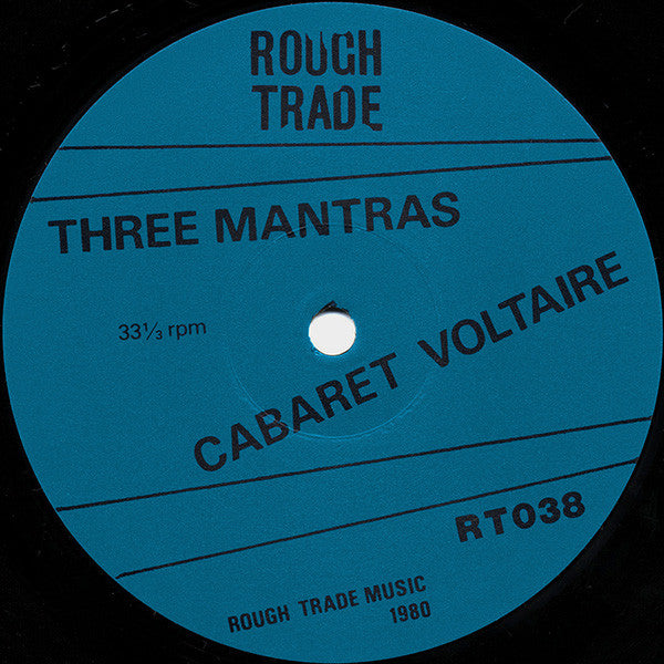 Cabaret Voltaire : Three Mantras (12")