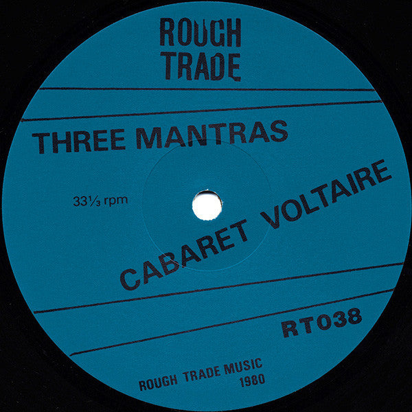 Cabaret Voltaire : Three Mantras (12")