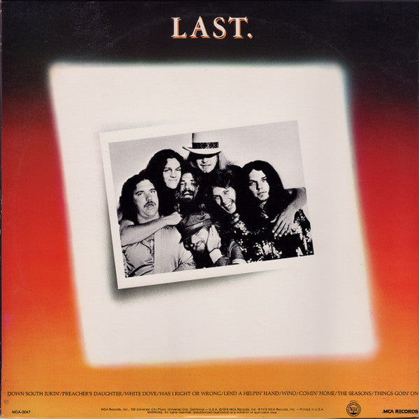 Lynyrd Skynyrd : Skynyrd's First And... Last (LP, Album, Gat)