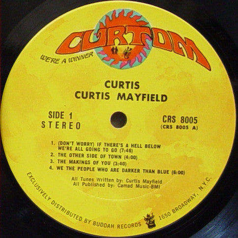 Curtis Mayfield : Curtis (LP, Album, Ter)