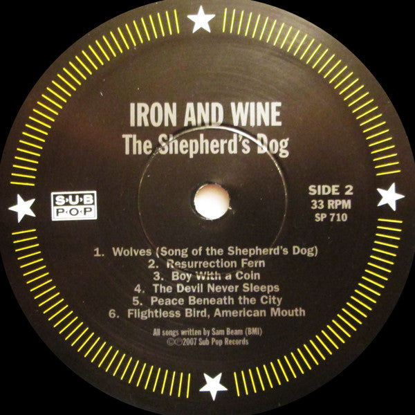 Iron And Wine : The Shepherd's Dog (LP, Album)