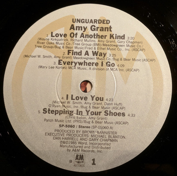 Amy Grant : Unguarded (LP, Album, Ele)