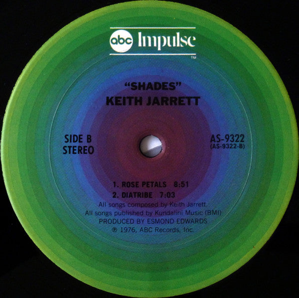 Keith Jarrett : Shades (LP, Album, San)
