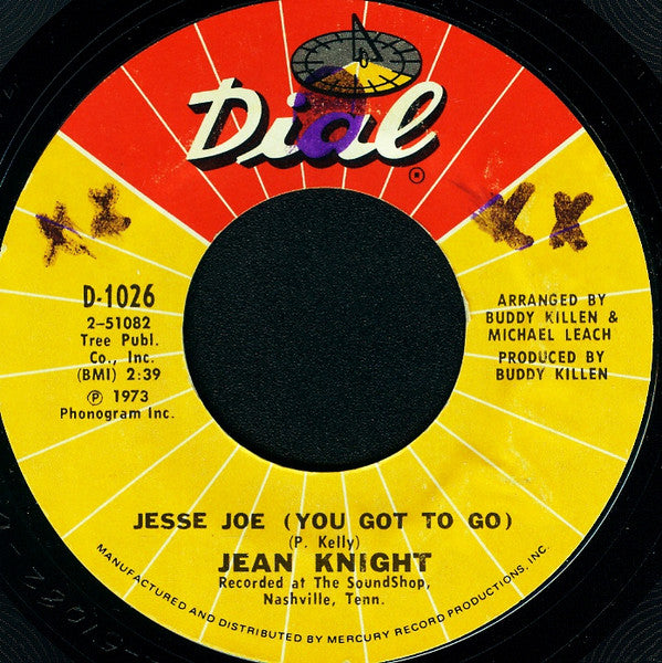 Jean Knight : Jesse Joe (You Got To Go) / Dirt (7", Single)