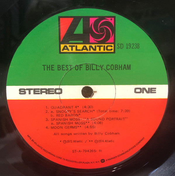Billy Cobham : The Best Of Billy Cobham (LP, Comp, RI)