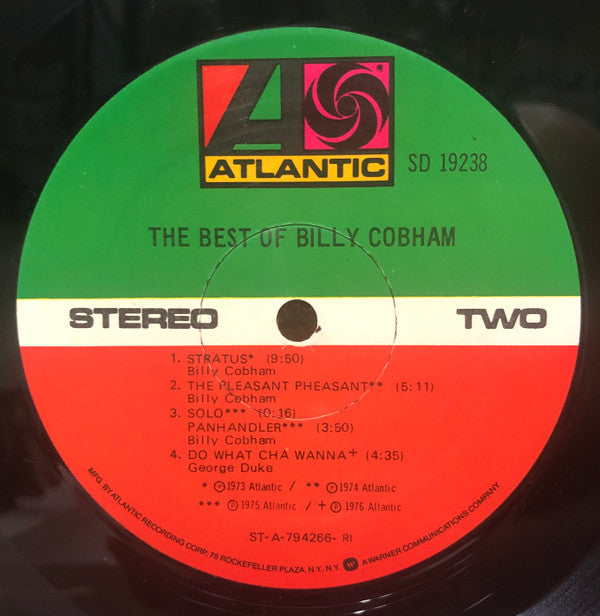 Billy Cobham : The Best Of Billy Cobham (LP, Comp, RI)