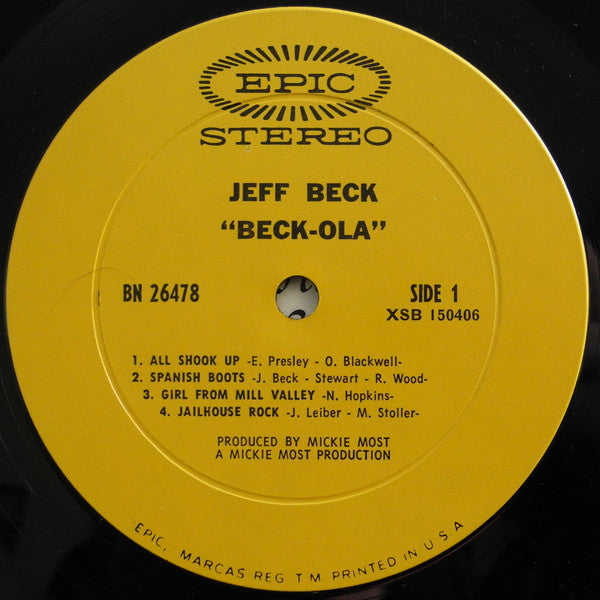 The Jeff Beck Group* : Beck-Ola (LP, Album)