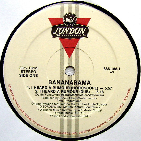 Bananarama : I Heard A Rumour (12", Single, Hau)