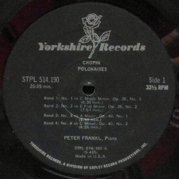 Chopin* – Peter Frankl : Polonaises (LP)