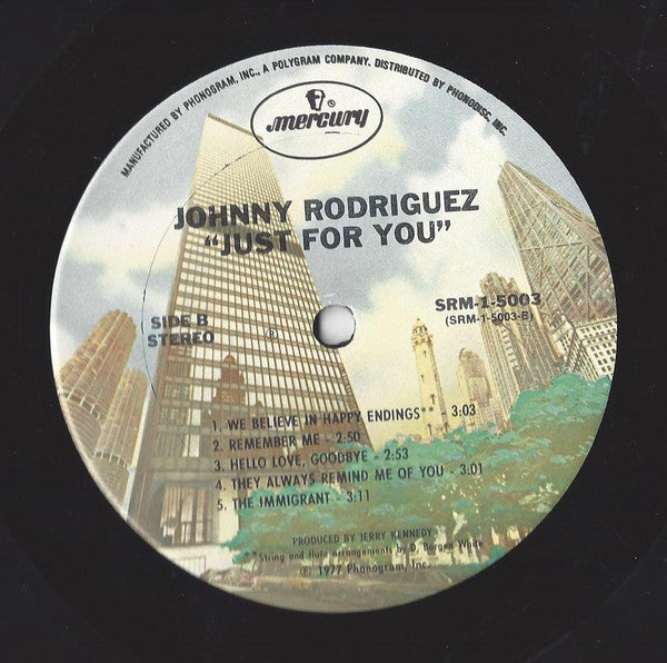 Johnny Rodriguez (4) : Just For You (LP, Album, Ter)