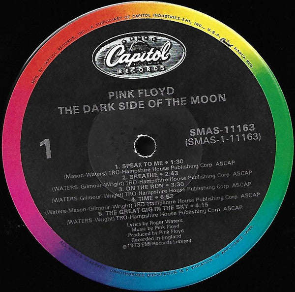 Pink Floyd : The Dark Side Of The Moon (LP, Album, RE, Win)