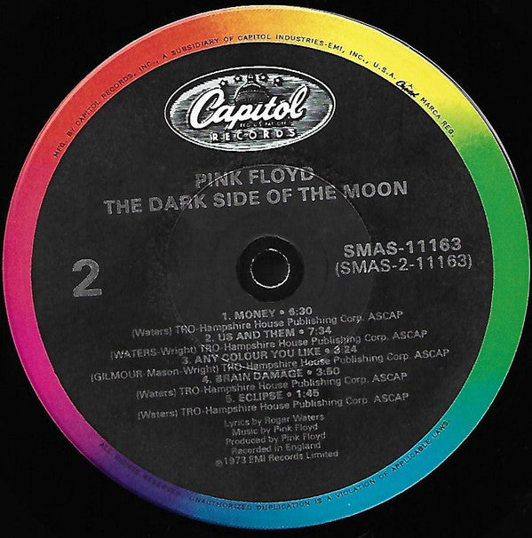 Pink Floyd : The Dark Side Of The Moon (LP, Album, RE, Win)