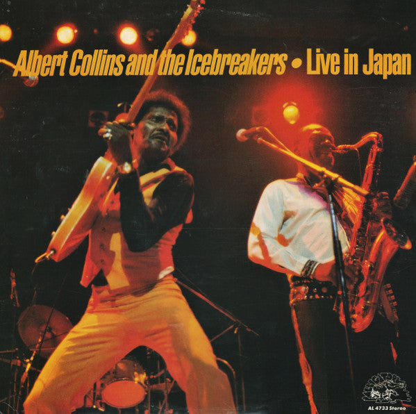 Albert Collins And The Icebreakers : Live In Japan (LP, Album, RE, Hub)
