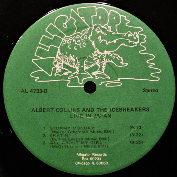 Albert Collins And The Icebreakers : Live In Japan (LP, Album, RE, Hub)