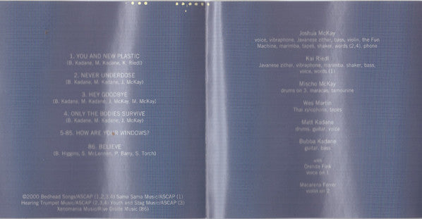 Macha (3) & Bedhead : Macha Loved Bedhead - Bedhead Loved Macha (CD, EP)