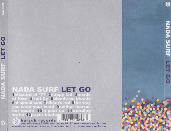 Nada Surf : Let Go (CD, Album, RE)