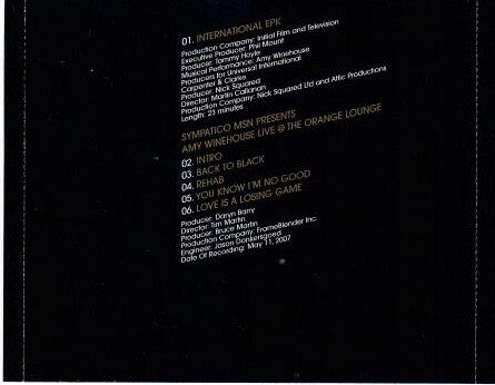 Amy Winehouse : Back To Black (CD, Album, RE + DVD-V, NTSC + Ltd)