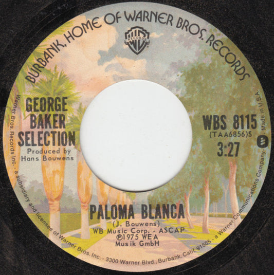 George Baker Selection : Paloma Blanca / Dreamboat (7", San)