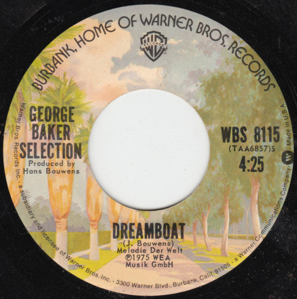 George Baker Selection : Paloma Blanca / Dreamboat (7", San)
