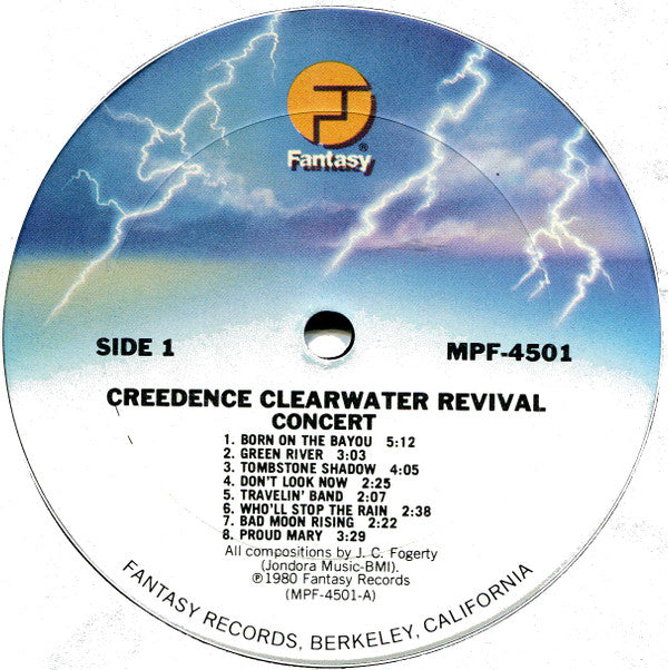Creedence Clearwater Revival : The Concert (LP, Album, San)
